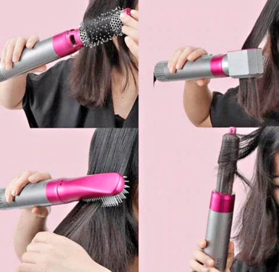 Kit Styler Pro 5-en-1: Secado y Ondas de Salón en Casa