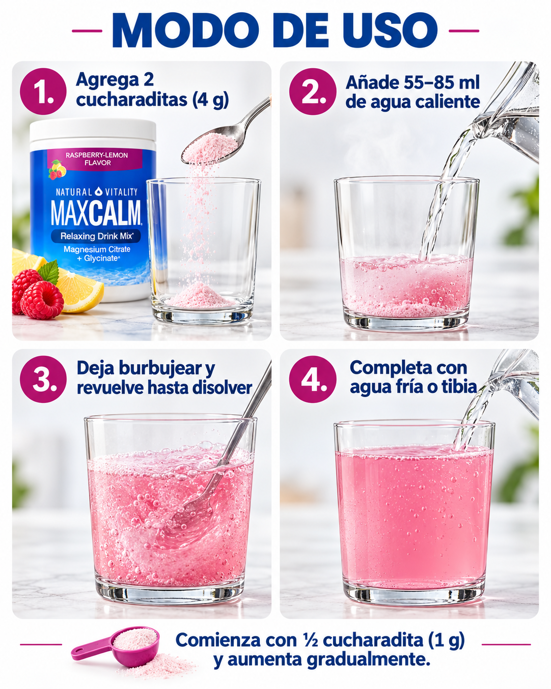 MAXCALM CITRATO MAGNESIO 453 G