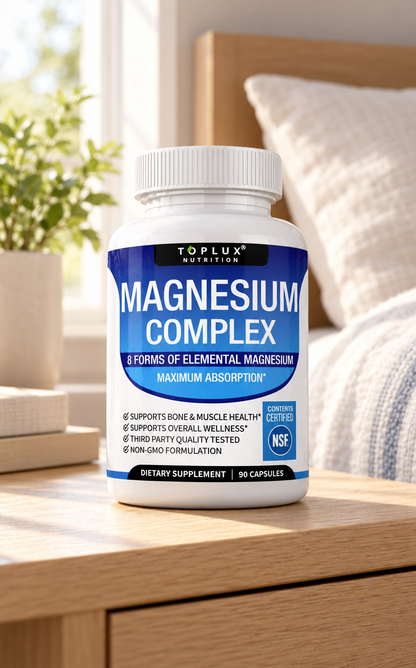 Toplux Magnesium Complex 1000mg, 90 cápsulas