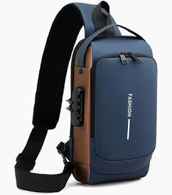 Bolso Cruzado Bandolera Antirrobo Impermeable Con Usb