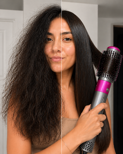 Kit Styler Pro 5-en-1: Secado y Ondas de Salón en Casa