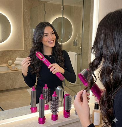 Kit Styler Pro 5-en-1: Secado y Ondas de Salón en Casa