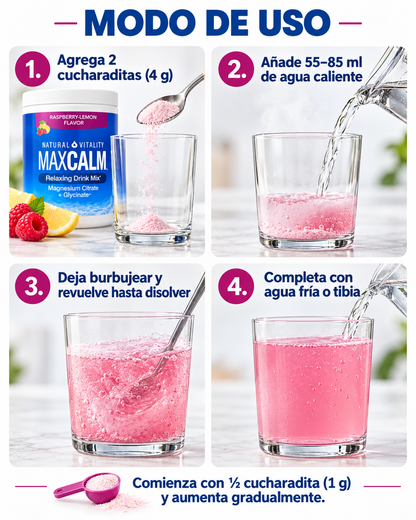 MAXCALM CITRATO MAGNESIO 453 G