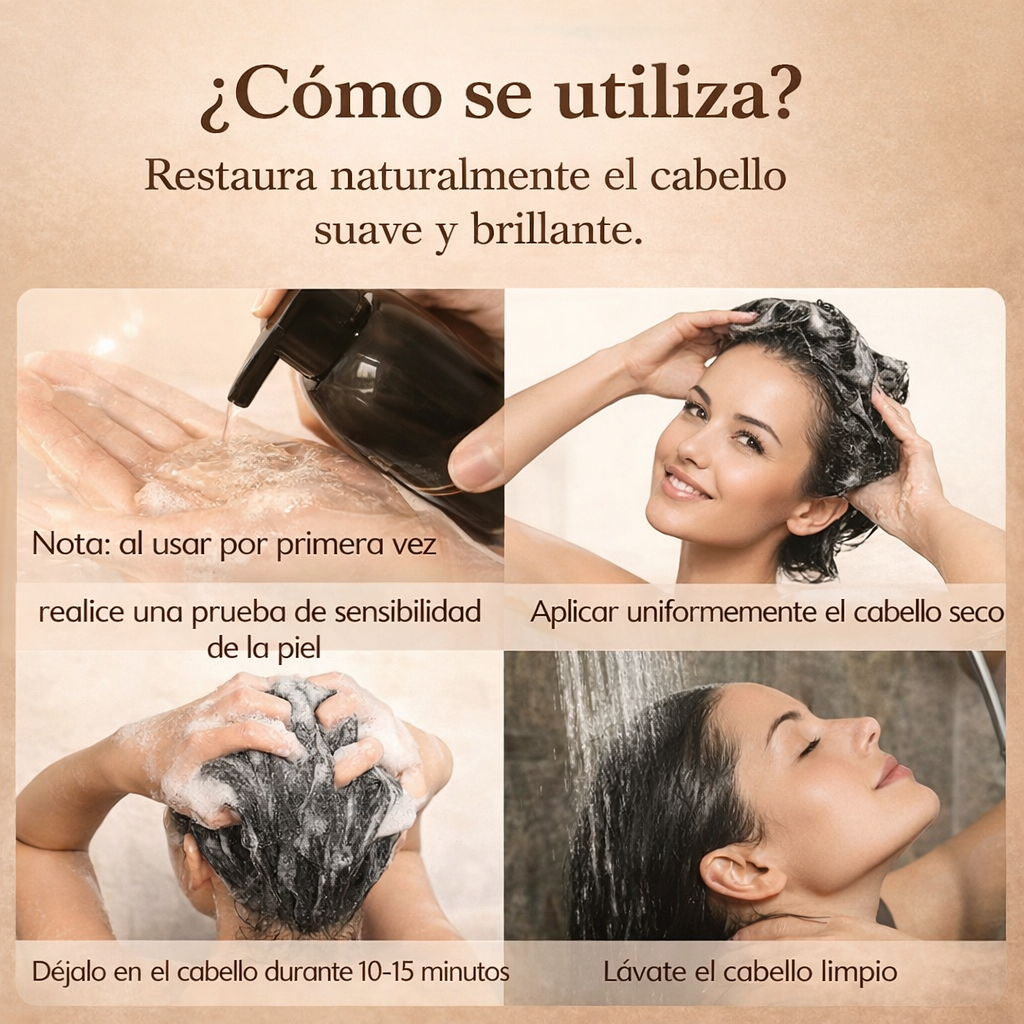 BLACK HAIR DYE™ Color Natural
